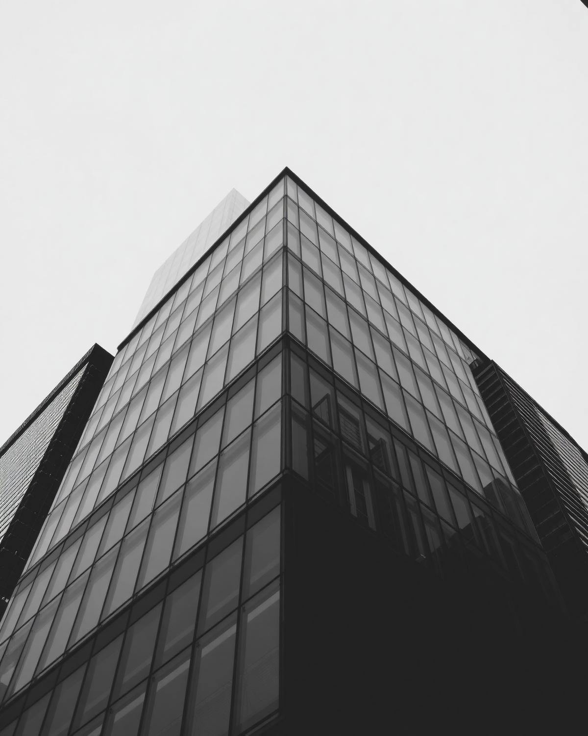 Placeholder: a financial district tower facade in Toronto